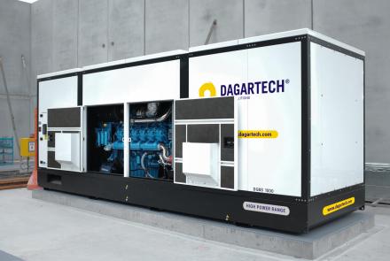 Imagen destacada de un grupo electrógeno Dagartech, empresa de referencia en la generación de soluciones energéticas a medida