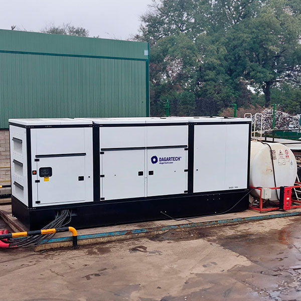 1250 kVA Leistung zur Sicherstellung der Stromversorgung im Green Logistics Park in Azambuja.