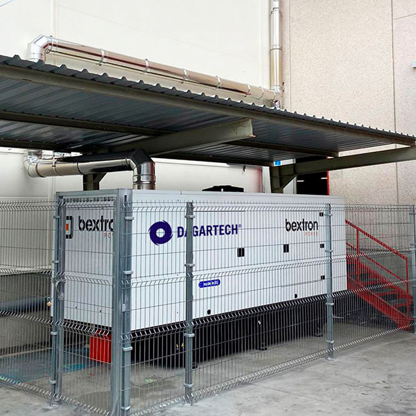 Un grupo electrógeno Dagartech garantiza el suministro de energía de la delegación de Correos Express en Getafe